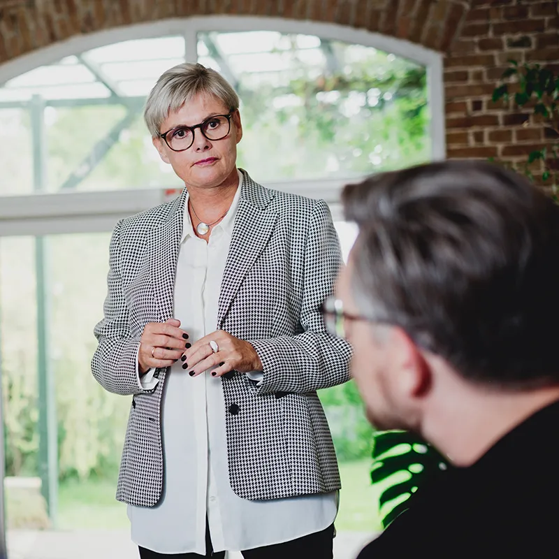 Kerstin Bannemerschult hört zu und berät zum Thema Beschwerdemanagement.